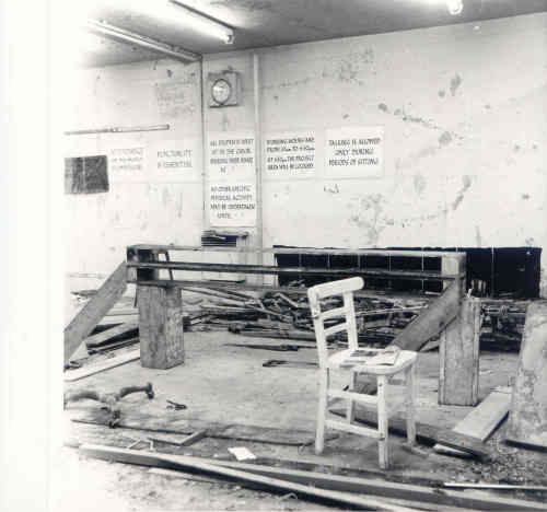'A'  Course, 'Sitting Project' 1971. Photo courtesy of Peter Venn