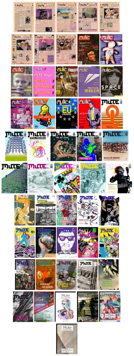Mute covers: Mute pilot issue (1994) to Mute Volume 3 #4 (2014)