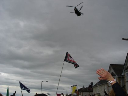 Chinook over Gleneagles