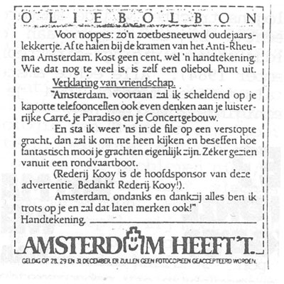 Oliebolbon