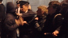 Police brutality during the eviction of the University of London protest last week