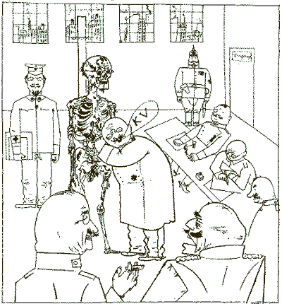 George Grosz - Fit for Duty, 1918