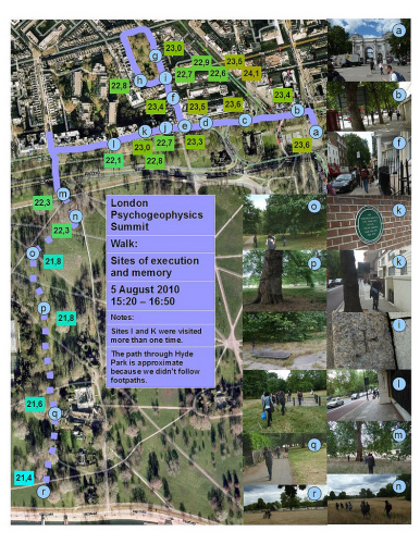 Map of Tyburn walk 05/08/100