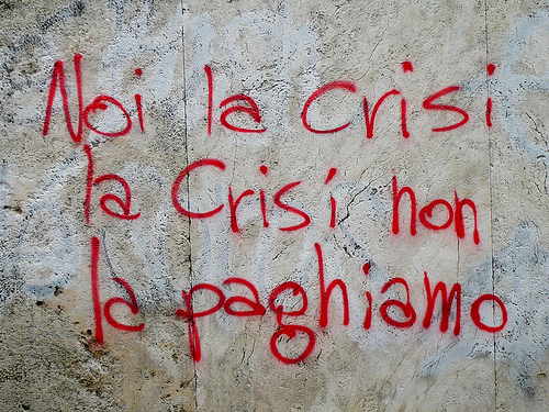 We Won't Pay For Your Crisis